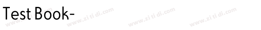 Test Book字体转换 Test Book字体转换